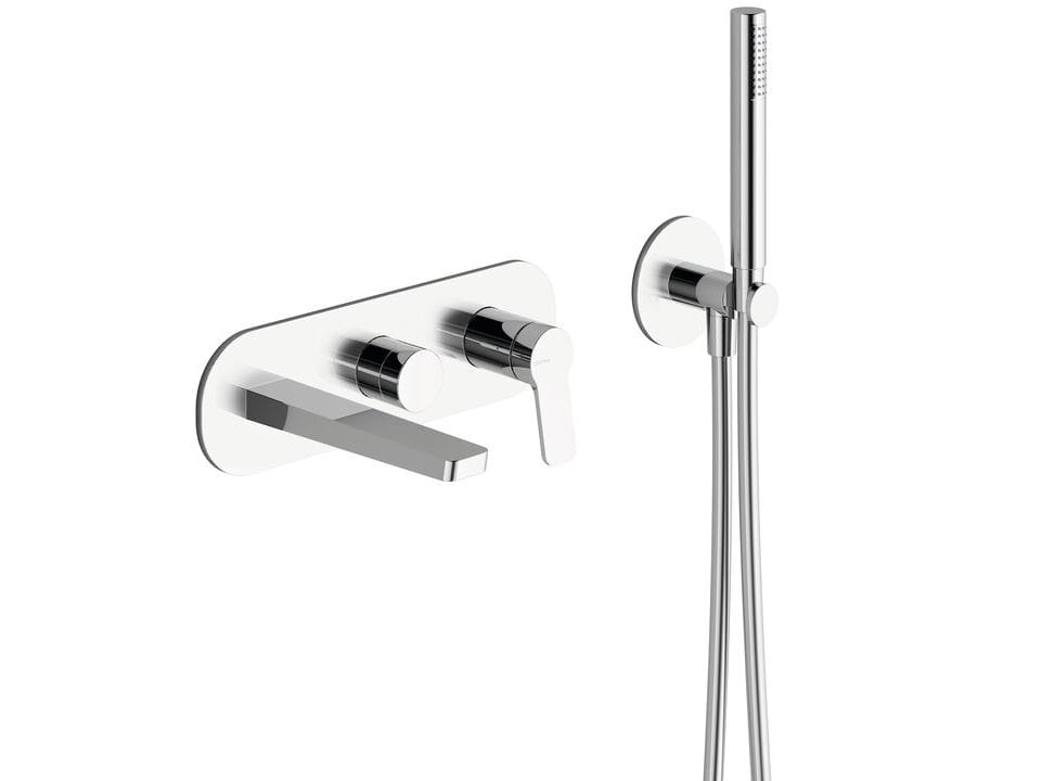 Наружная настенная ванна с ручным душем CRISTINA Rubinetterie Elevation ARCH-00082454