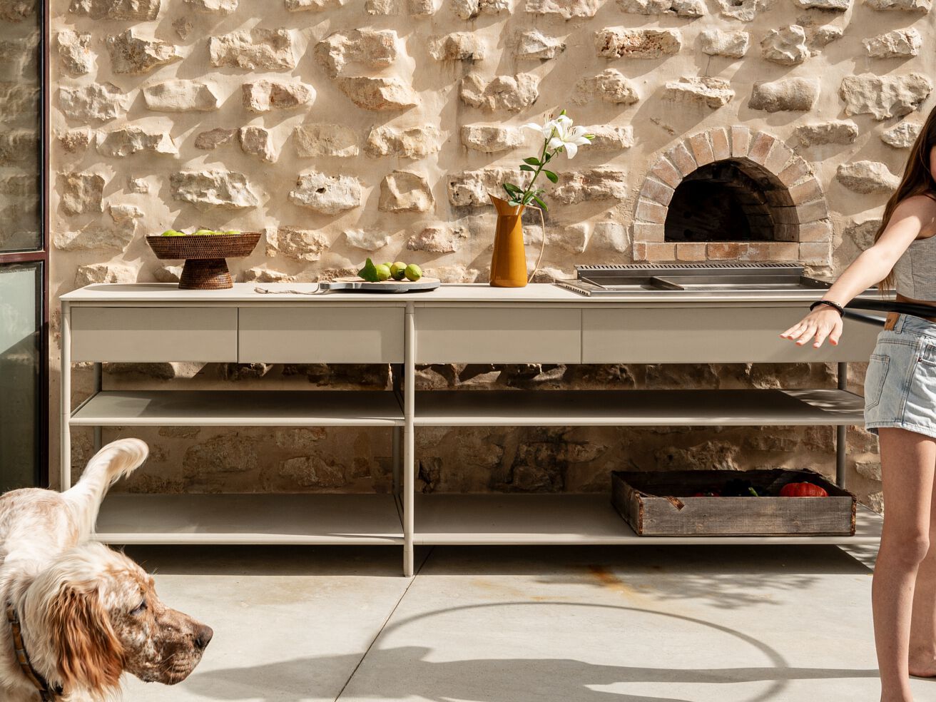 Наружная кухня из нержавеющей стали с порошковым покрытием capocuòco CSL ARCH-00136534