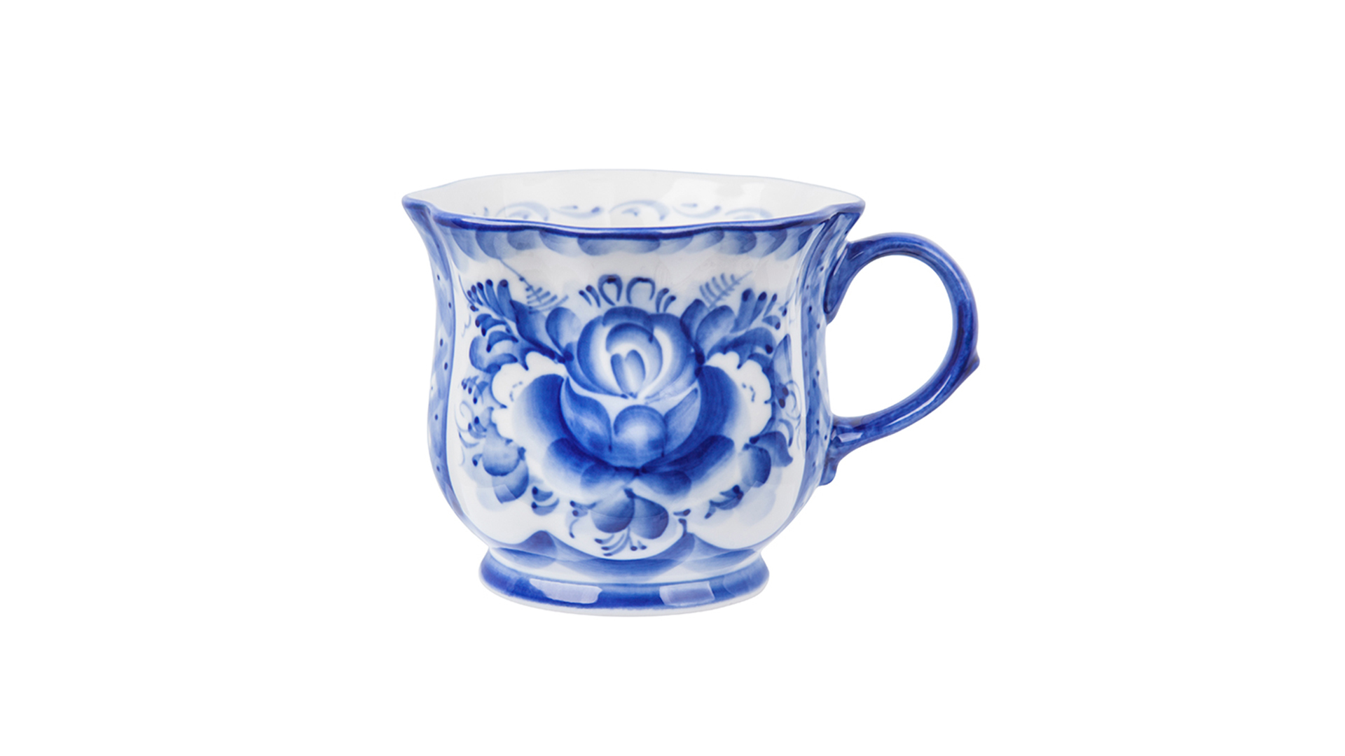 10612895 Гжельский фарфоровый завод Чайная пара "Улыбка"  - Вид №1