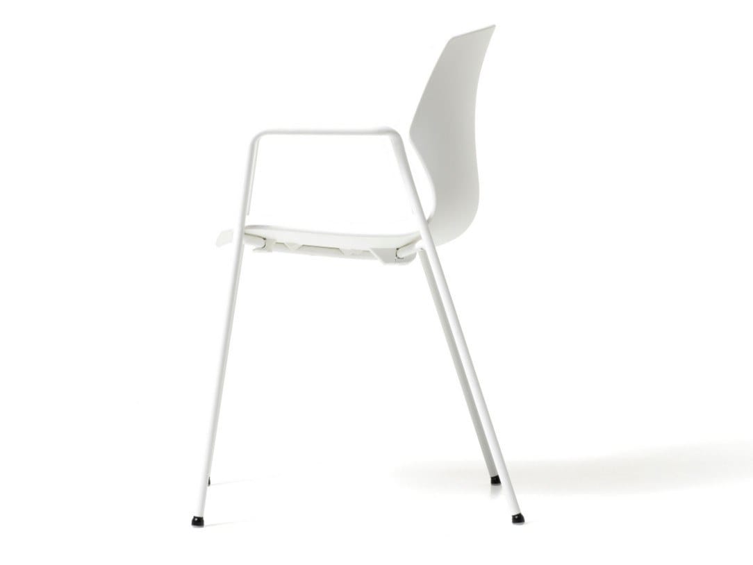 Полипропиленовый стул для конференций с подлокотниками Diemme No Frill ARCH-00112451 - Вид №2