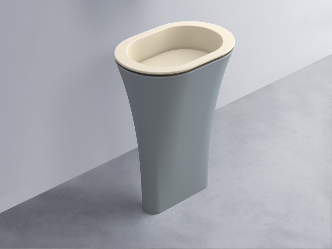 AMLA65-LN+AMPILO-LN+AMCOLO-BR Раковина Amedeo Ovale отдельностоящая cielo Enjoy + Amedeo Ceramica Cielo