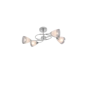 Люстра потолочная «Costa» 24000-4 4 лампы 12 м² цвет серебристый