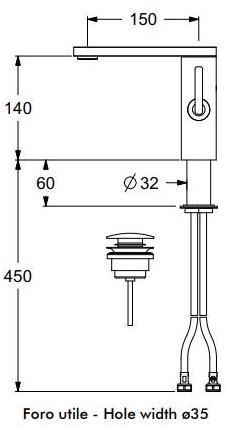 GUGLIELMI Смеситель для умывальника, однорычажный Gzero sun-id-1378609 - Вид №42