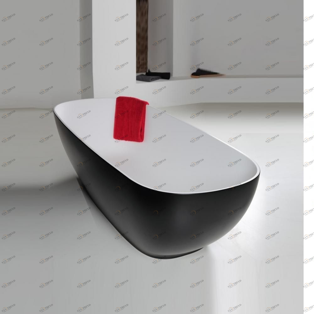 Ванна Alexia Color (black) 170 СМ Karolitalia ALEXIACOLOR170