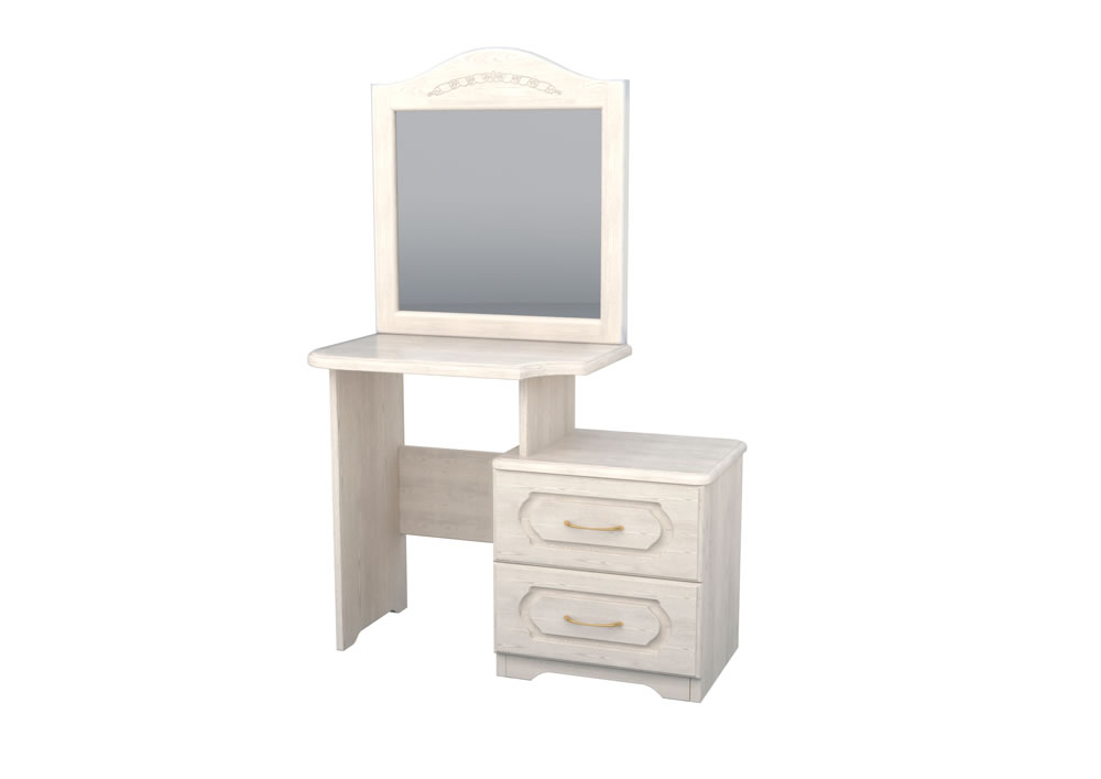 Трюмо с зеркалом и тумбой ясень, орех №1 DREAMLINE  176927 Орех;коричневый  - Вид №1