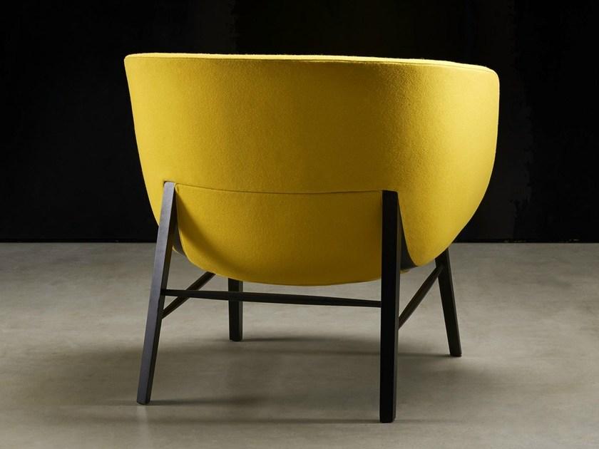 ROSSIN Мягкое кресло с подлокотниками Cleo wood sun-id-1458370 - Вид №6