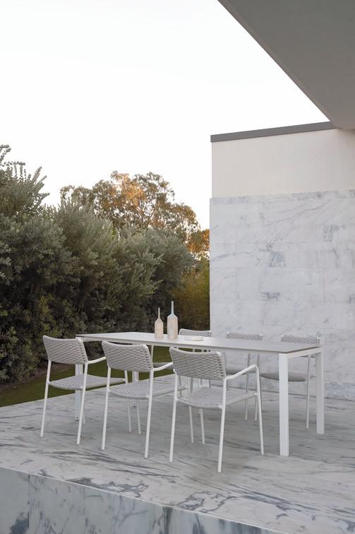 MNST1175 Обеденный стол pcsts lava 150см x 90см Manutti Trento - Вид №9