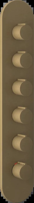 Смеситель для душа 43070 713 Gessi Ventaglio СТАРИННАЯ ЛАТУНЬ