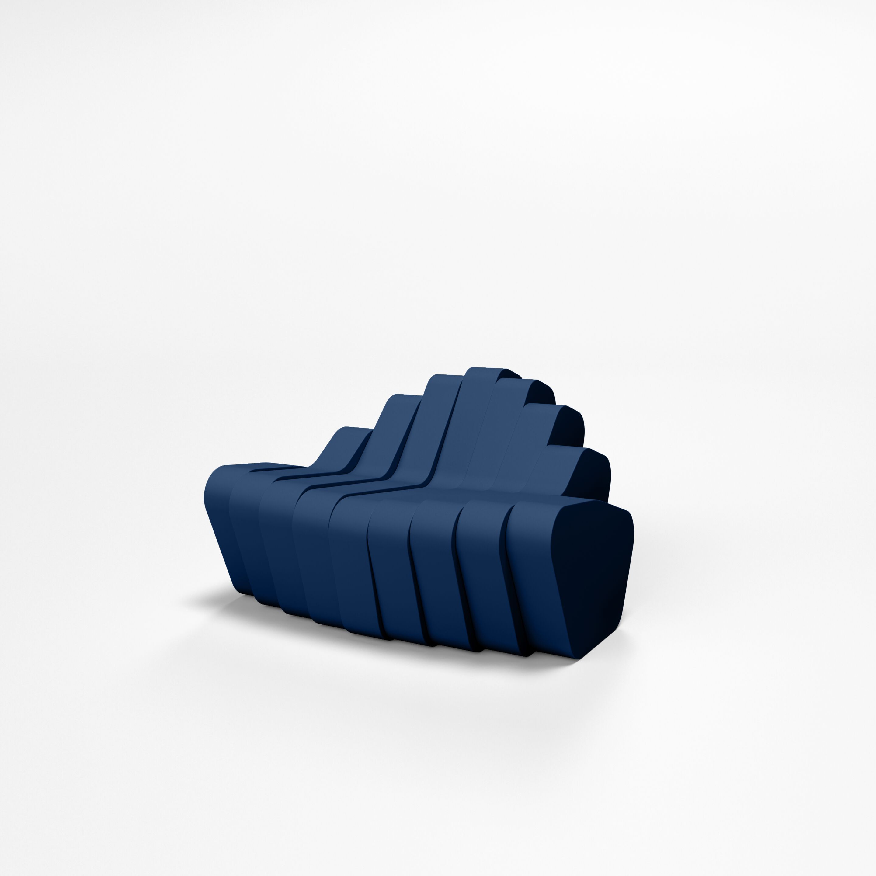 Пенопластовая скамья со спинкой SIXINCH Cliffy ARCH-00009974 - Вид №8