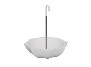 Низкая бетонная плантатор