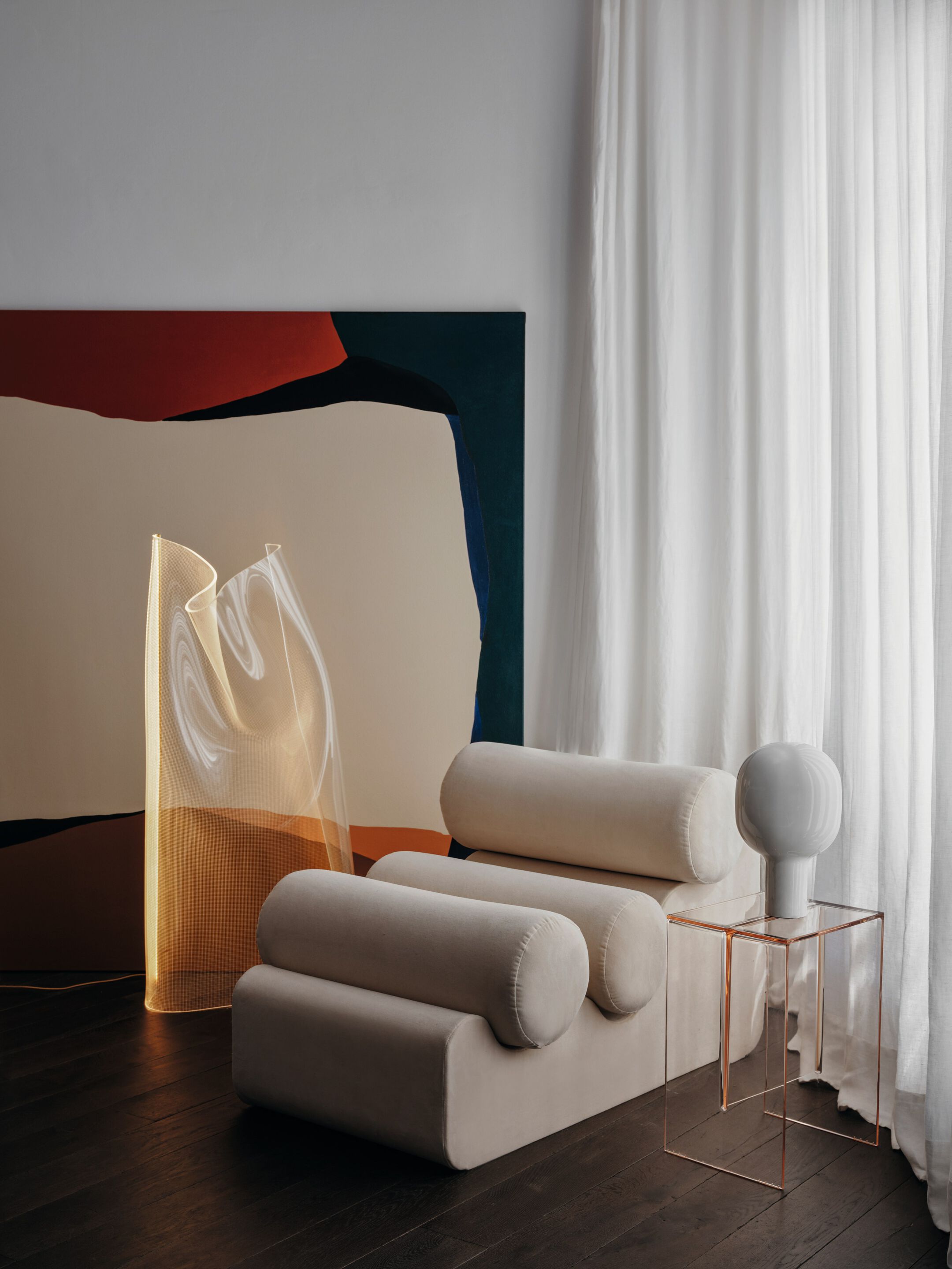 Акриловый светодиодный торшер ручной работы с диммером PARACHILNA GWEILO ARCH-00145989 - Вид №32