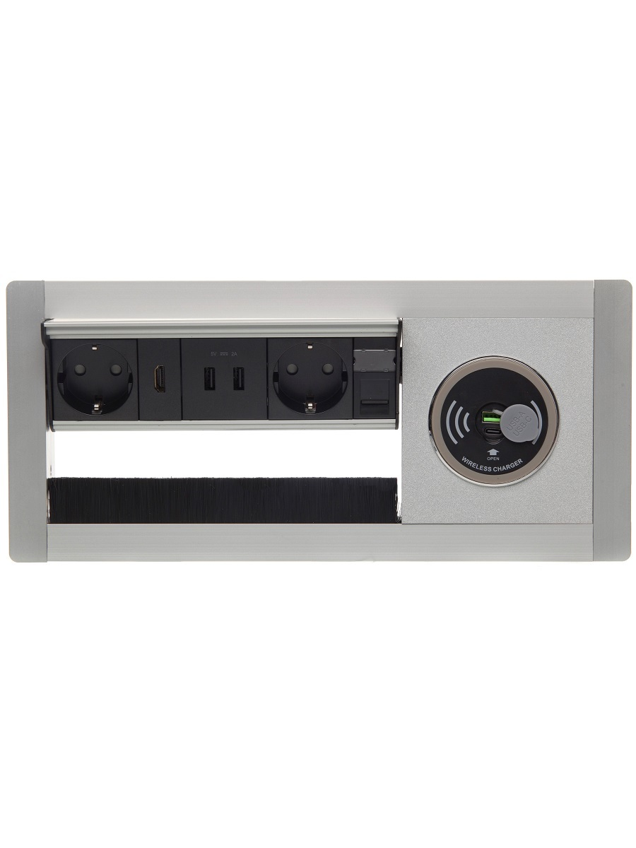 Блок электрических розеток Extra Pro 12067 Silver NAVAKO  - Вид №1