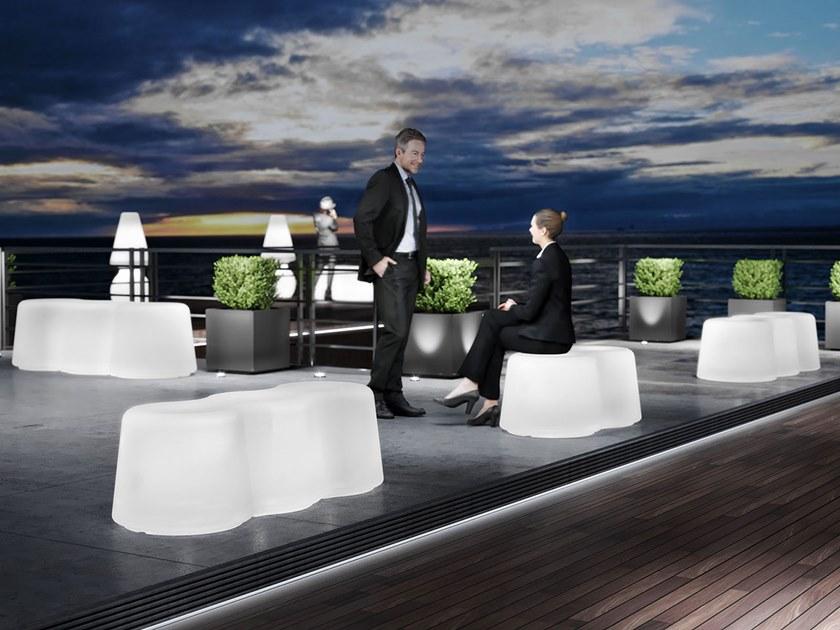 Lyxo Design Светящаяся садовая скамейка из полиэтилена  Pa301-o00002 / 003  - Вид №1