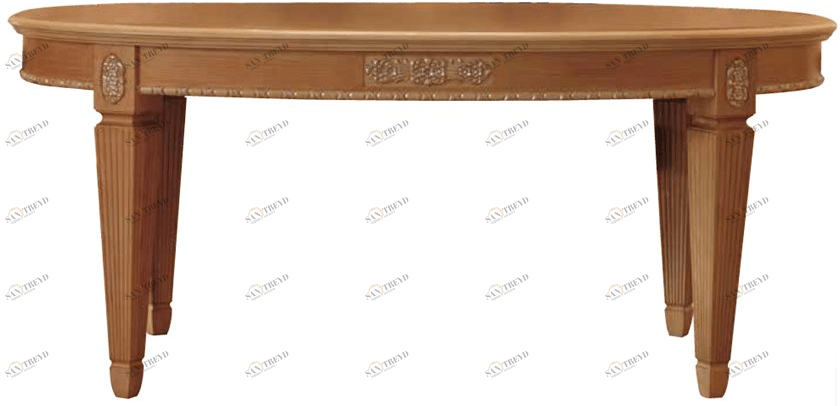 Martini Interiors Овальный раздвижной обеденный стол из массива дерева Venezia sun-id-1361449