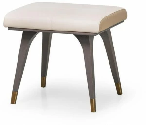 Turri Низкий табурет, обитый кожей Melting light