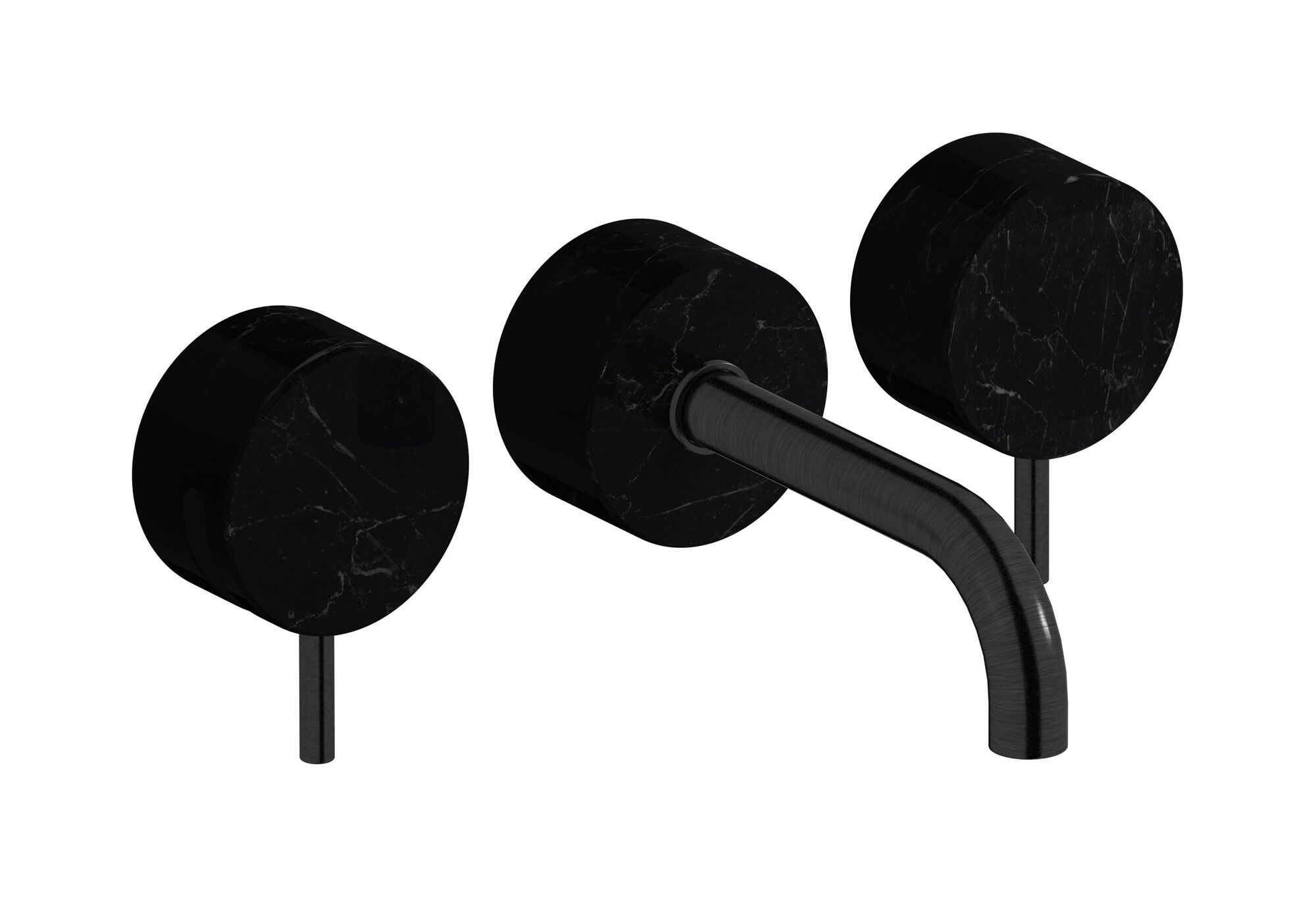 Мраморный настенный смеситель для раковины с 3 отверстиями IB мрамор + мрамор Elle ARCH-00021164 - Вид №3