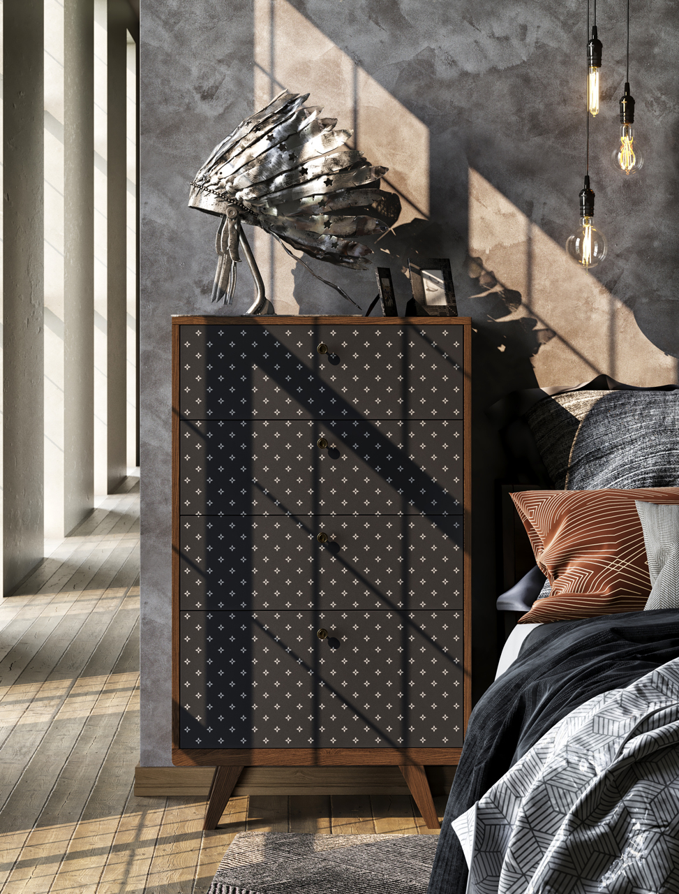 IDC006002005 The IDEA Высокий комод THIMON  - Вид №2