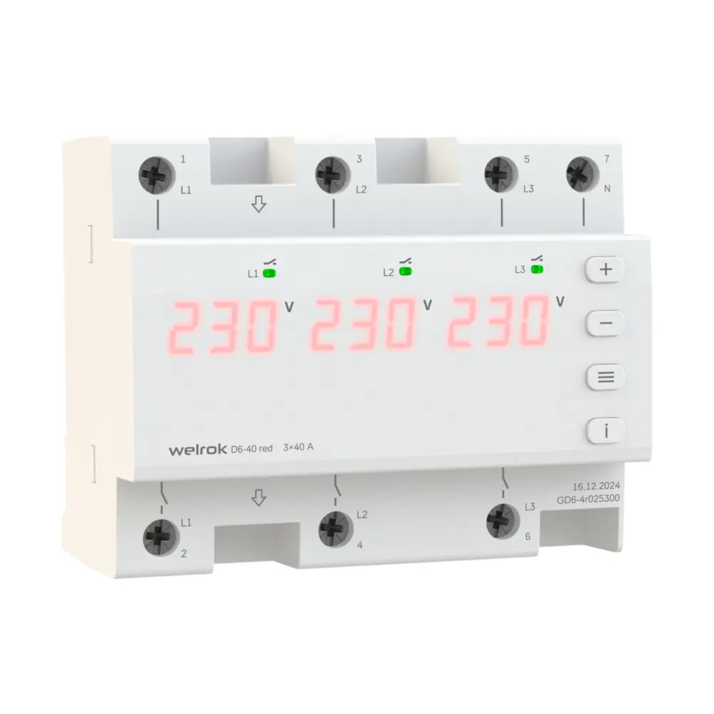 Реле напряжения Welrok D6-40 STLM-2193530 - Вид №1