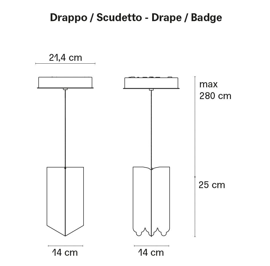 Металлический светодиодный подвесной светильник FontanaArte TUTTI ARCH-00037333 - Вид №10