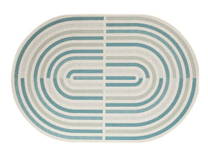 Открытый полипропилен овальный ковер