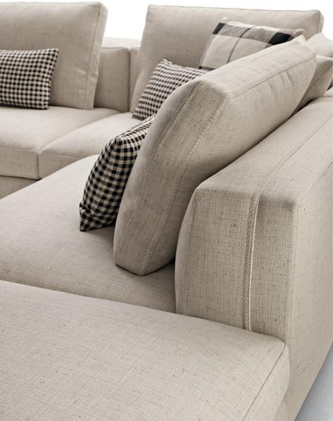 Maxalto Модульный угловой диван из ткани Dives sun-id-1407259 - Вид №1