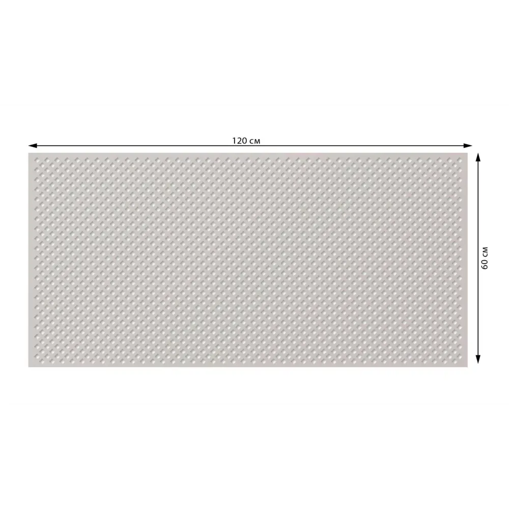 Фронтальная панель для радиатора Глория 120x60 см МДФ цвет бежевый Santreyd STLM-2112407 - Вид №2