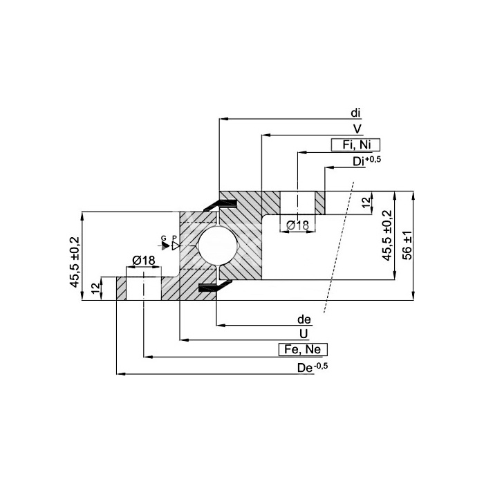 IS983 ОПУ фланцевая серия NBL.20.1094.200-1PPN ISKRA  - Вид №1
