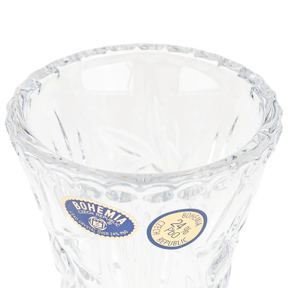 Ваза Bohemia Crystal Pinwheel стекло цвет прозрачный 15 см STLM-2079986 - Вид №3