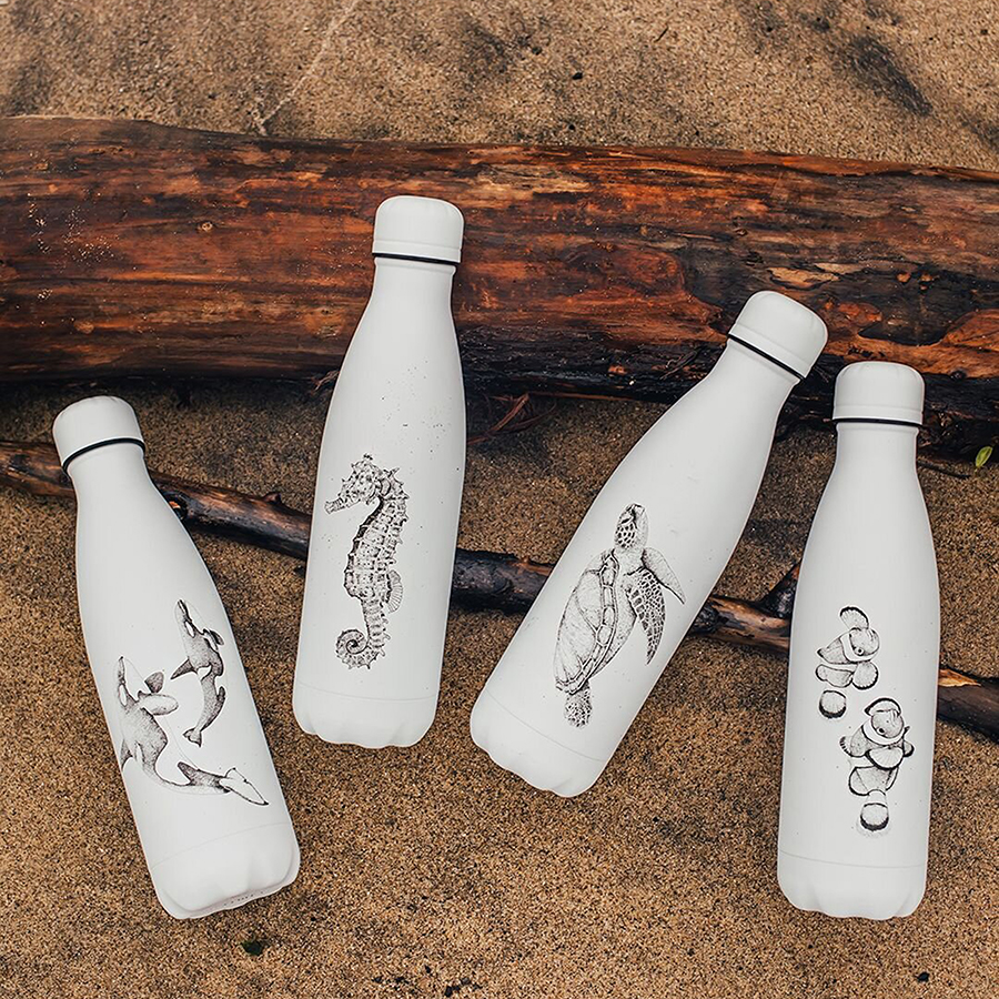 B500SL2TUR Термос sea life, new turtle, 500 мл Chilly's Bottles  - Вид №1