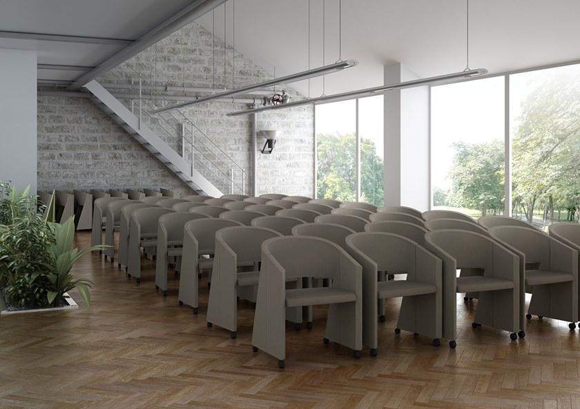 Leyform Складное кресло для конференций из ткани с подлокотниками Reef sun-id-1451857 - Вид №4