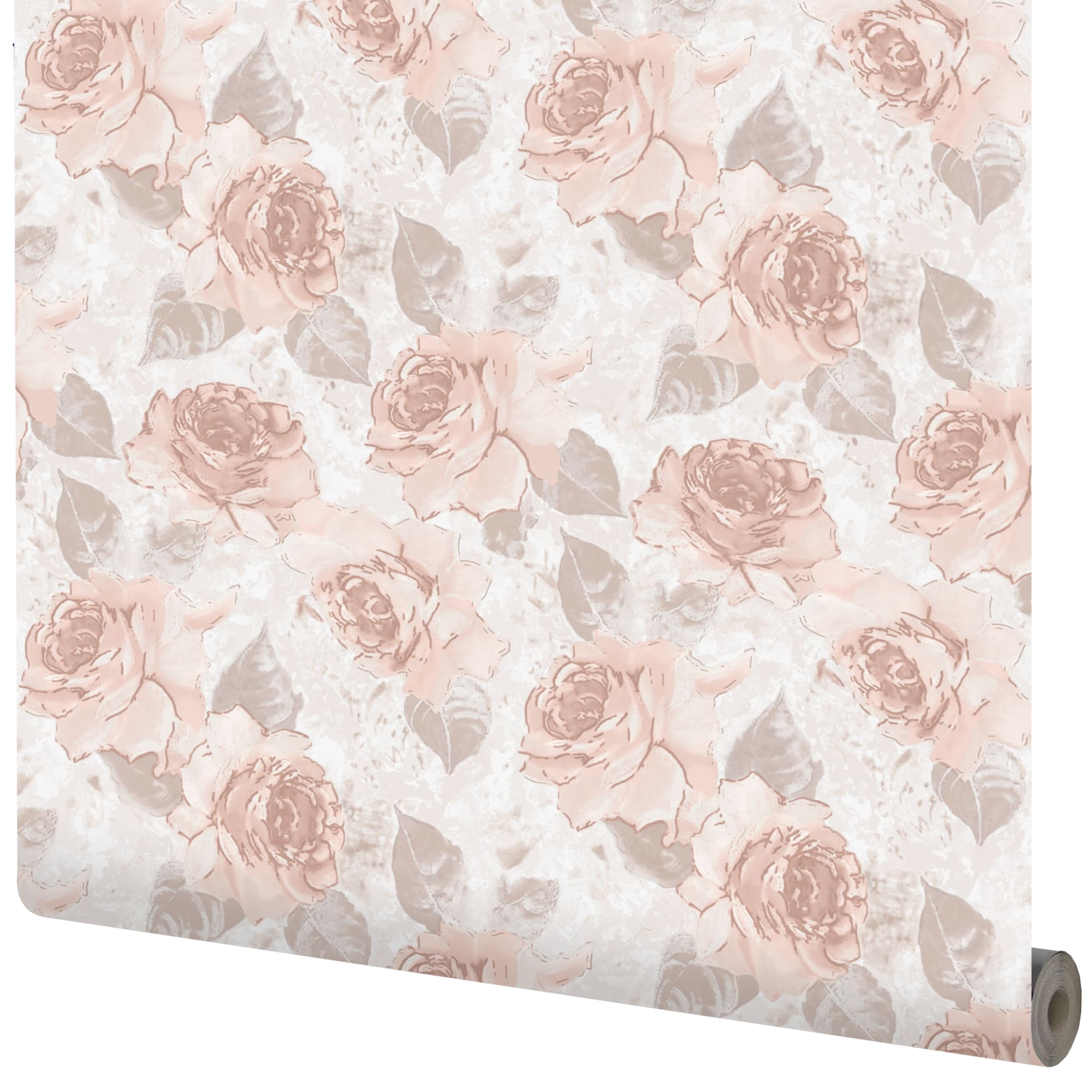 82134655 Обои флизелиновые розовые 0.53 м 70105-450 Розы Santreyd 