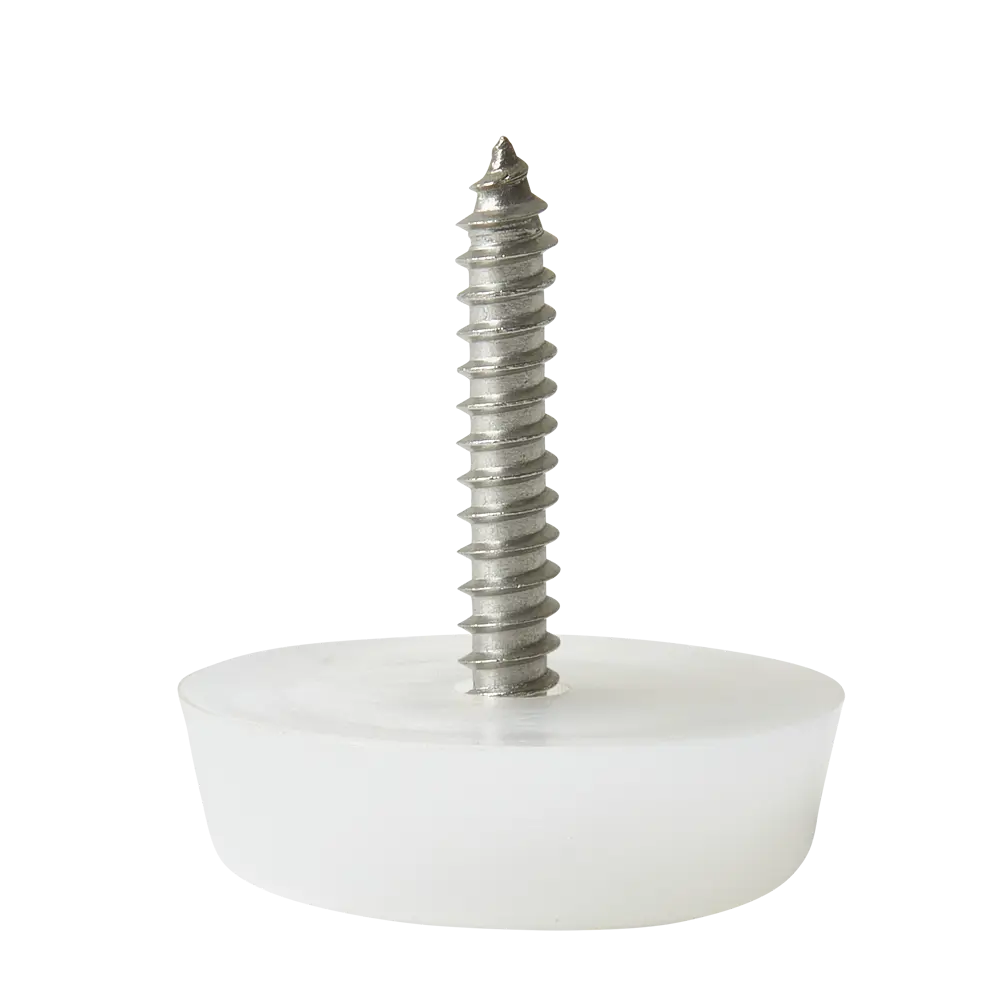 Накладки Standers 25 мм на саморезе круглые прозрачные 4 шт STLM-2164049 - Вид №1