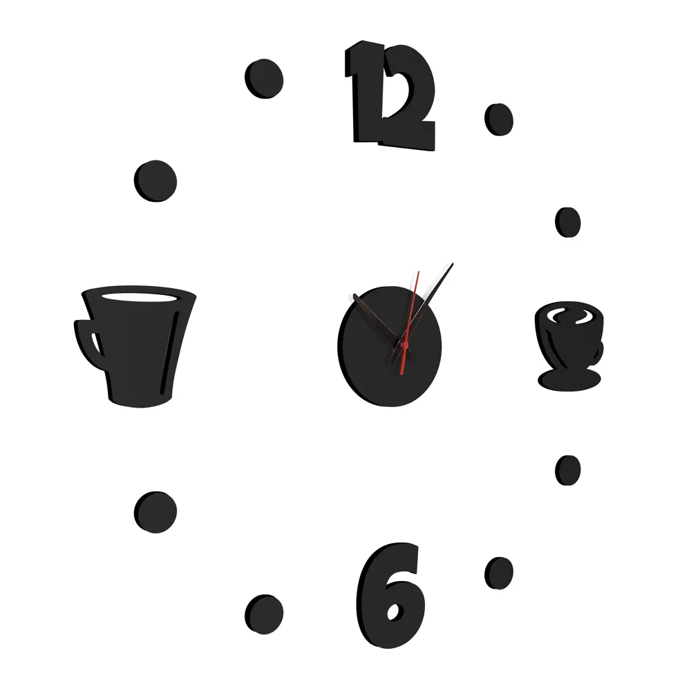 Часы настенные Постер-лайн 70807 ø80 см цвет черный STLM-2041741 - Вид №2