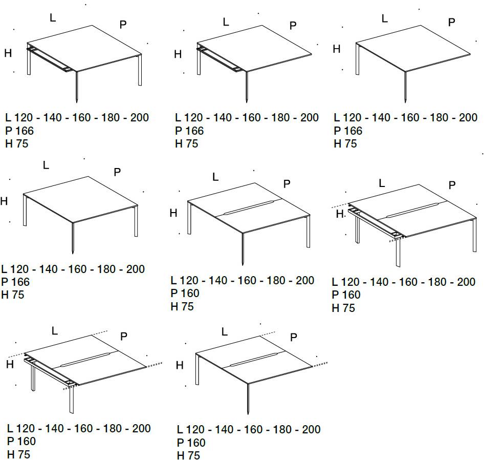 Citterio Несколько рабочих станций из алюминия Shard sun-id-1426691 - Вид №5
