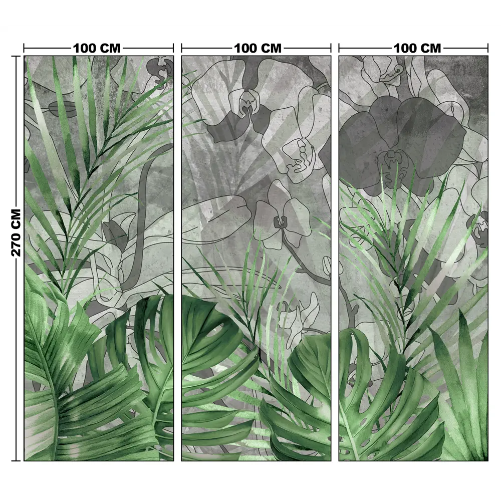 Фотообои Два стиля флизелиновые 300x270 см L13-580 FBRUSH 3D FLIZART STLM-2126339 - Вид №4