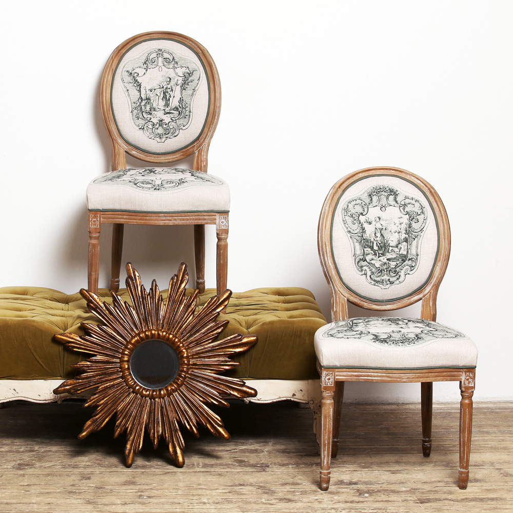 Ch211500 Стул «Туаль де Жуи», сюжет 2, антик грин Object Desire  - Вид №3