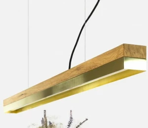 GANTlights Подвесной светильник Led из дуба латуни C