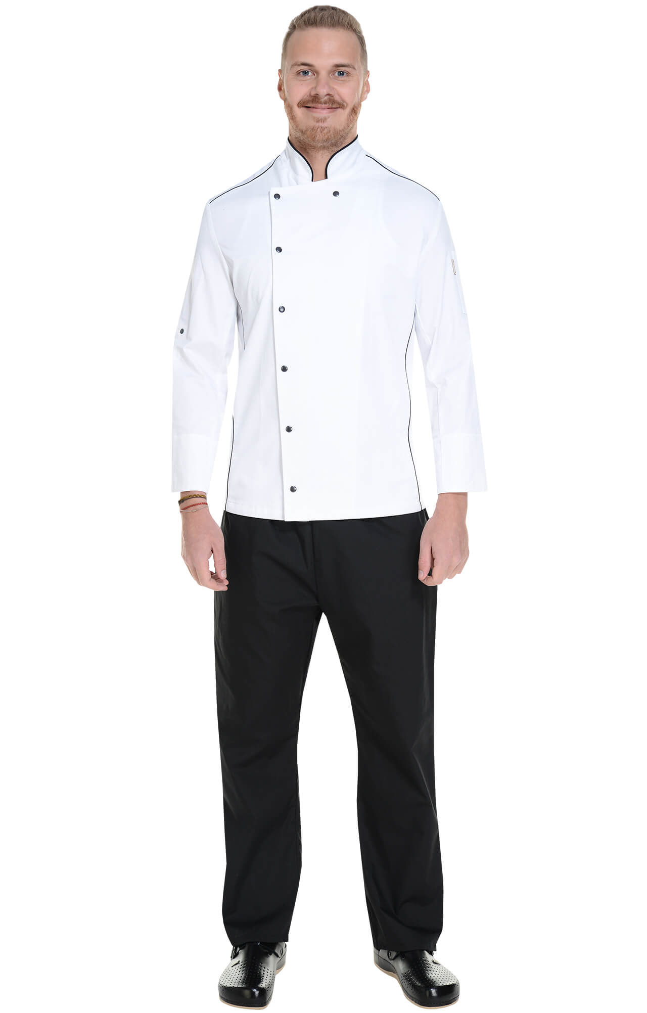 62617 Китель поварской white RICON  Одежда для поваров  размер 54 (XXL)  - Вид №4