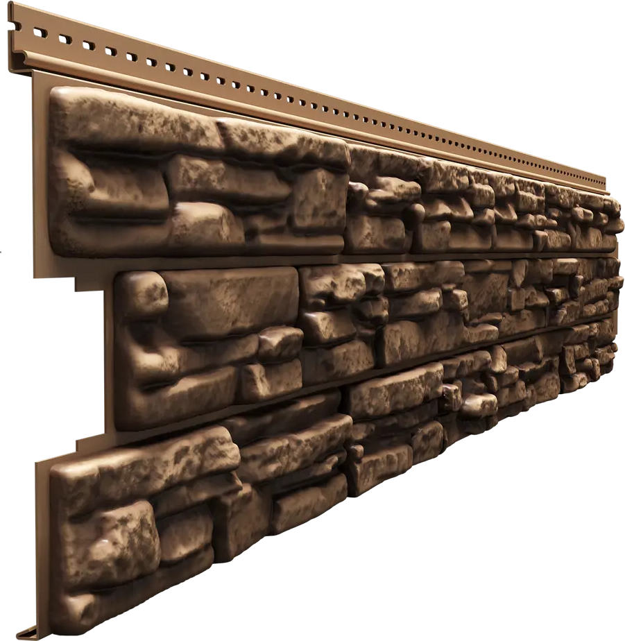 85346250 Сайдинг виниловый Döcke Rocky Сланец 1.8 м Кедровый Орех 0.51 м² STLM-0062053