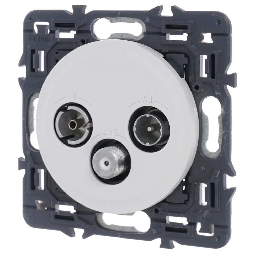 ТВ-розетка Legrand Celiane, TV-FM-SAT, цвет белый STLM-2082061