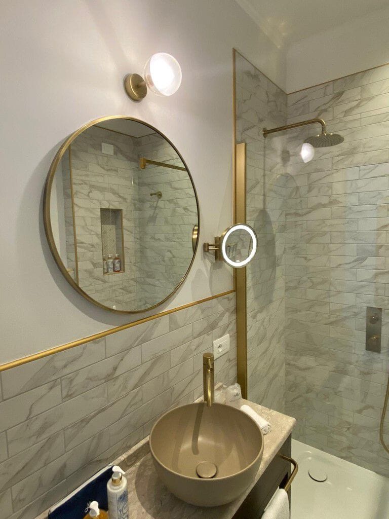 Настенное круглое зеркало с рамкой Spekkio Moon Easy ARCH-00025329 - Вид №1