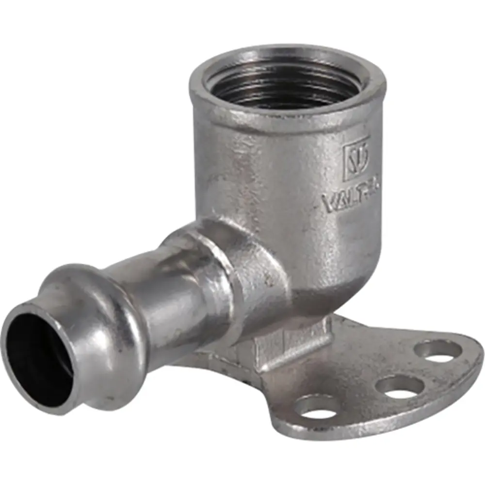 Водорозетка Valtec 3/4"x22 мм ВР нержавеющая сталь 82575888 STLM-2022671 