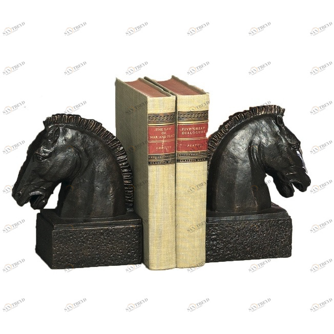 Держатель для книг Лошади BUREAU  262980 Бронза 