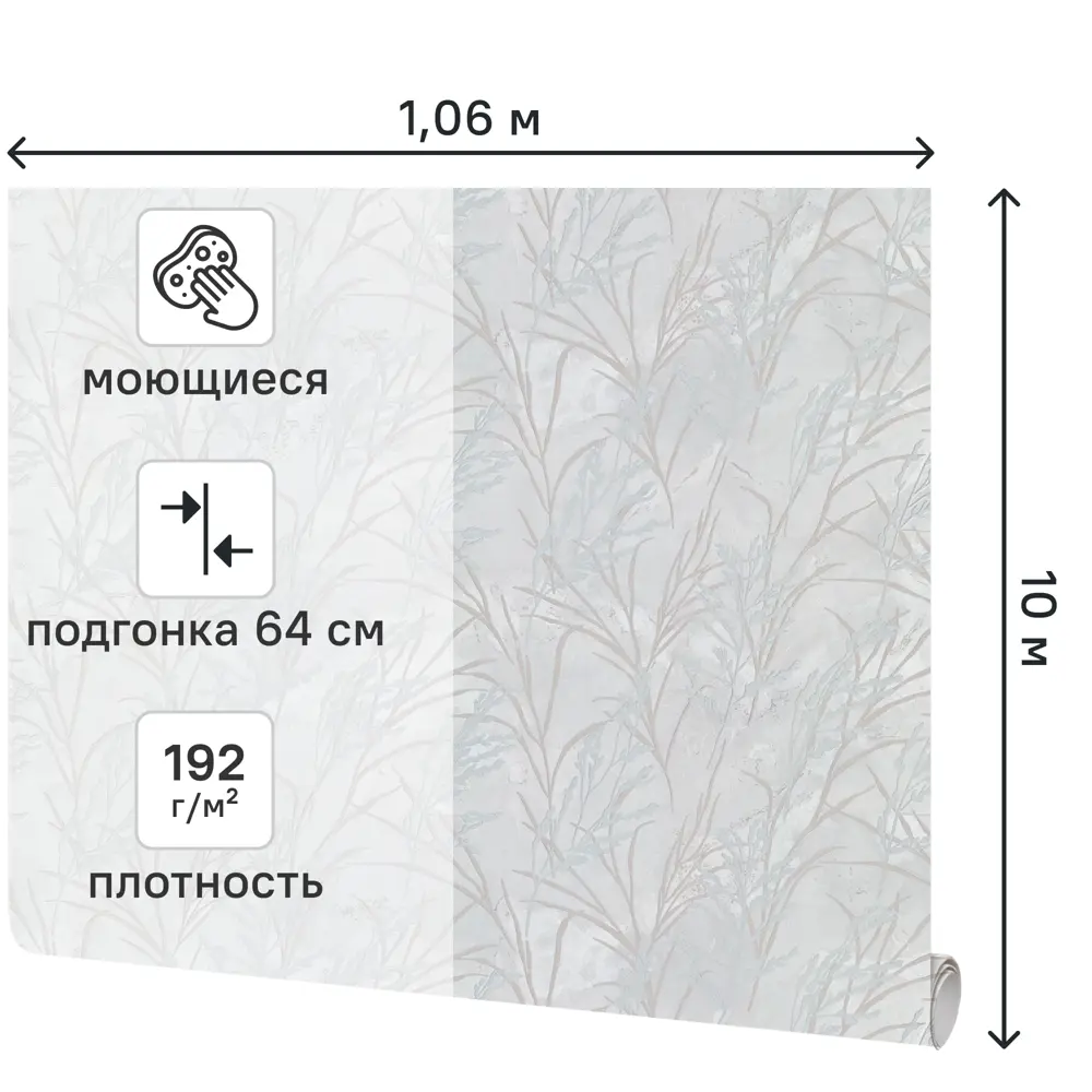 Обои флизелиновые Рустик синие 1.06 м 70665-42 Santreyd STLM-2104149 - Вид №1
