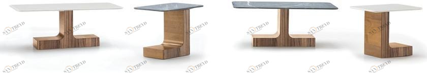 Minotti Садовый журнальный столик с каменной или лакированной столешницей из нпл Block sun-id-1471039