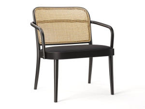 Венское соломенное кресло с подлокотниками с мягким сиденьем