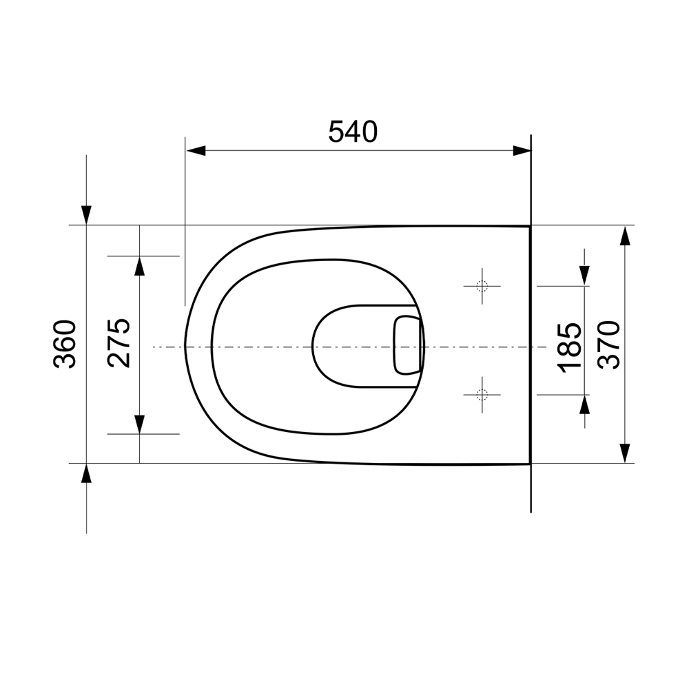 9400412.WCD Комплекты из инсталляций, панелей смыва и унитазов Duravit D-Neo Tece  - Вид №8