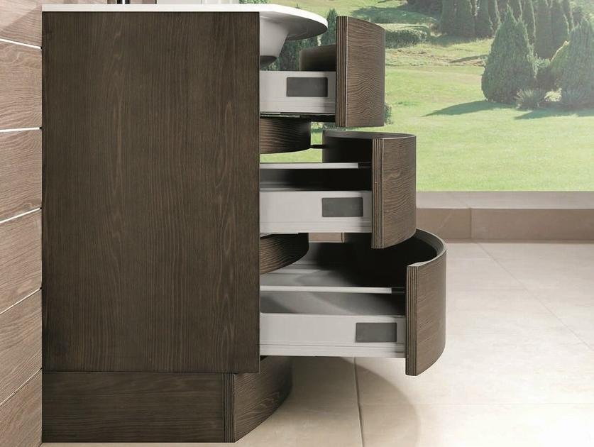 Mobiltesino Мебель для умывальника с ящиками Unico Un 41 - Вид №2