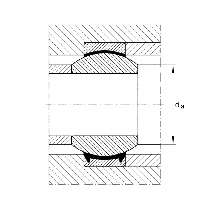 IS1828 Подшипник GEG20 C ISKRA  - Вид №2