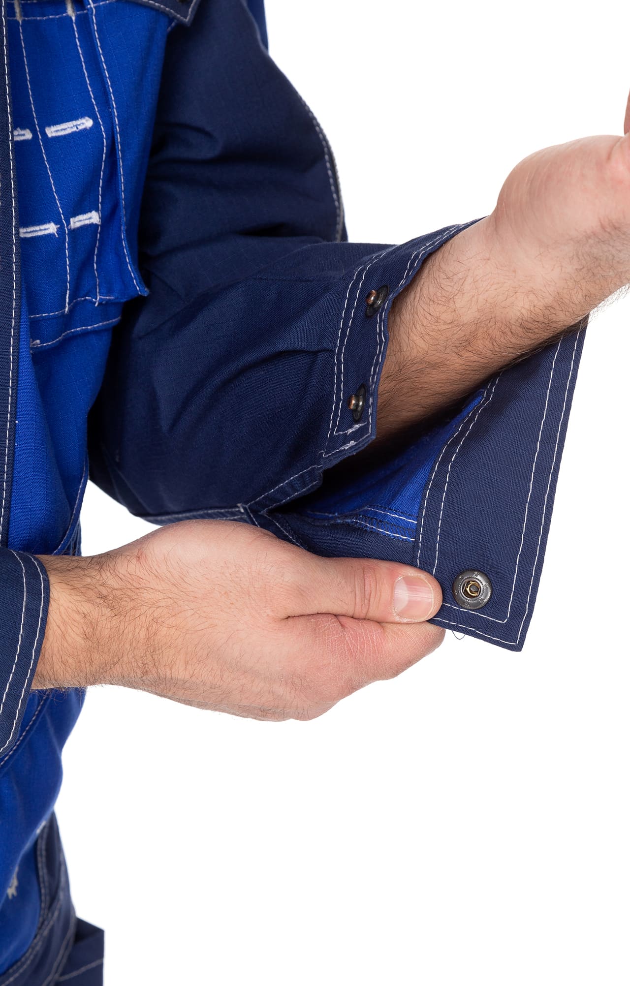 68810 Костюм "Прогресс" темно-синий с васильком  Летняя спецодежда  размер 56-58/170-176  - Вид №14